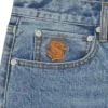Astro-Jeanshose mit weitem Bein
