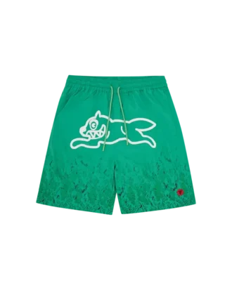 Bade-Shorts „Running Dog“ mit Schlangenhaut-Farbverlauf