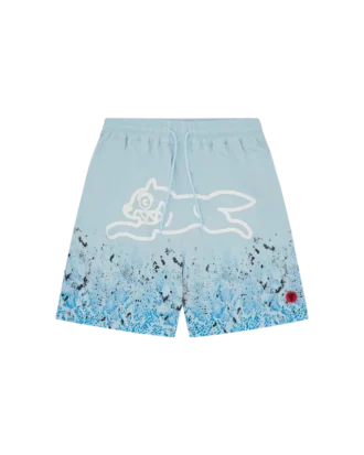 Bade-Shorts „Running Dog“ mit Schlangenhaut-Farbverlauf