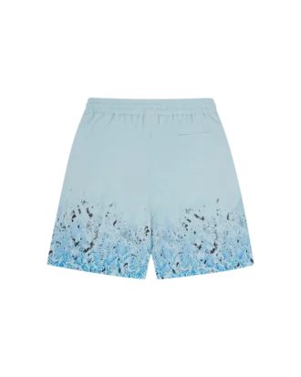 Bade-Shorts „Running Dog“ mit Schlangenhaut-Farbverlauf
