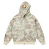 Baumwoll-Hoodie mit durchgehendem Reißverschluss