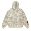 Baumwoll-Hoodie mit durchgehendem Reißverschluss