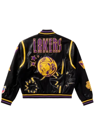 BBC x Jeff Hamilton Lakers Varsity-Jacke