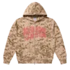 Camo-Hoodie mit Reißverschluss