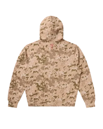 Camo-Hoodie mit Reißverschluss
