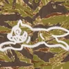 Cargohose mit Tigerstreifen
