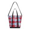 Checker Running Dog Tote Tasche