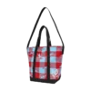 Checker Running Dog Tote Tasche
