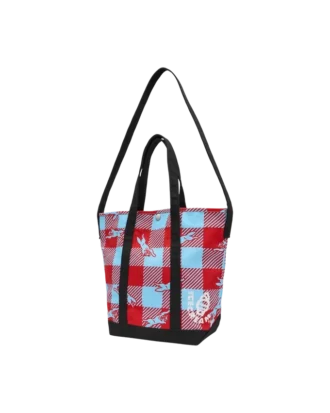 Checker Running Dog Tote Tasche