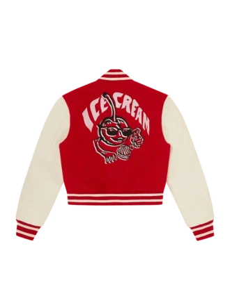 Cherry-Varsity-Jacke für Damen