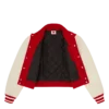 Cherry-Varsity-Jacke für Damen