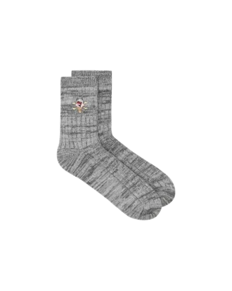 Cones & Bones-Socken in Melange