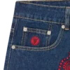 Crystal Running Dog Denim-Hose