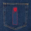 Crystal Running Dog Denim-Hose