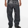 Daicock bedruckte Baggy-Jeans