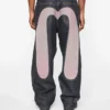 Daicock bedruckte Baggy-Jeans
