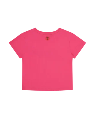 Damen-Baby-T-Shirt mit Running Dog
