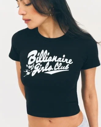 Damen-Baby-T-Shirt mit Schriftzug