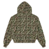 Damen-Kapuzenjacke mit Reißverschluss im Camo-Look