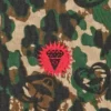 Damen-Kapuzenjacke mit Reißverschluss im Camo-Look