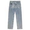 Denim-Hose mit aufgesetzter „Running Dog“-Applikation