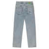 Denim-Hose mit aufgesetzter „Running Dog“-Applikation