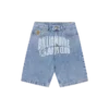 Denim-Shorts mit verblasstem Arch Logo