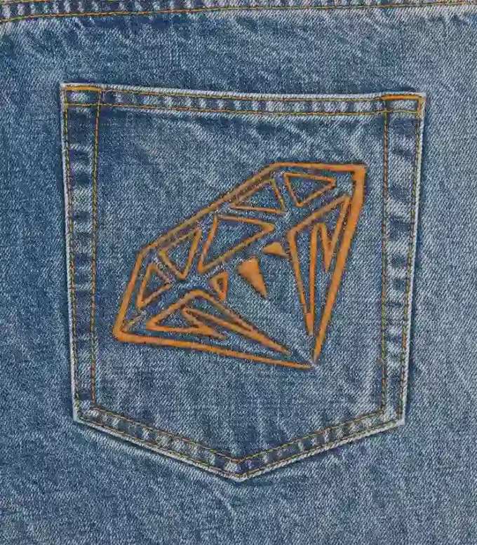 Diamonds & Dollars Selvedge-Hose