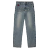 Distressed Running Dog Denim-Hose für Damen