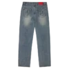 Distressed Running Dog Denim-Hose für Damen