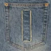 Distressed Running Dog Denim-Hose für Damen
