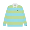 Gestreiftes Langarm-Poloshirt