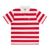 Gestreiftes Popsicle-Poloshirt für Damen
