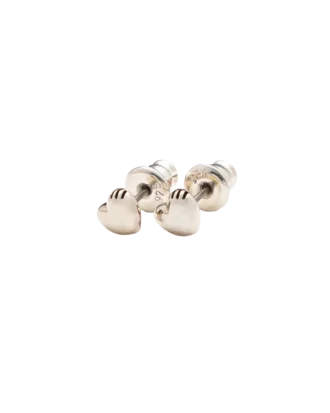 Herz-Ohrringe aus Silber