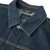 Jeansjacke mit Möwenprint & Stickerei