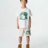 Kids-Shorts mit Farbverlauf-Logo
