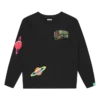 Kids Space Camo Langarm-T-Shirt
