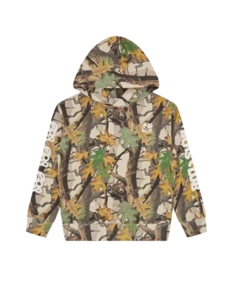 Kids Tree Camo Popover-Kapuzenpullover