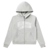 Kinder-Kapuzenpullover mit Reißverschluss und klassischem Curve Logo