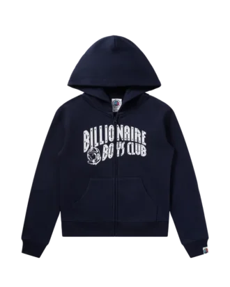 Kinder-Kapuzenpullover mit Reißverschluss und klassischem Curve Logo