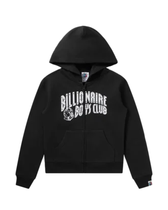 Kinder-Kapuzenpullover mit Reißverschluss und klassischem Curve Logo