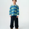 Kinder-Rugby-Shirt im Roboter-Camo-Look