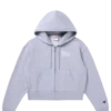 Klassischer BGC-Hoodie mit durchgehendem Reißverschluss für Damen