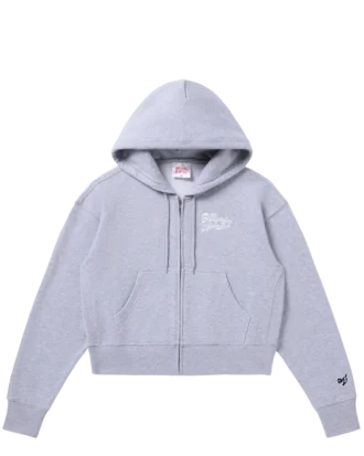 Klassischer BGC-Hoodie mit durchgehendem Reißverschluss für Damen