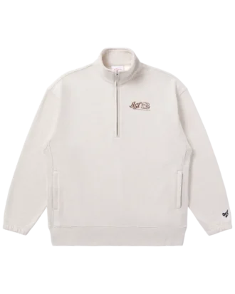 Klassisches BGC-Sweatshirt mit Viertelreißverschluss für Damen