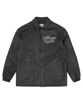 Leder-Coach-Jacke