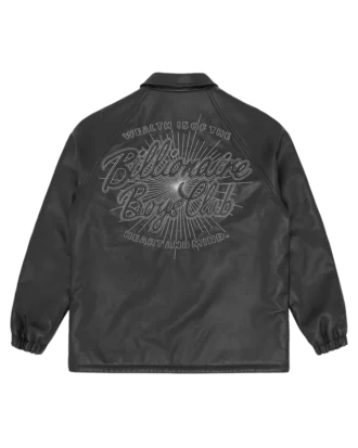 Leder-Coach-Jacke