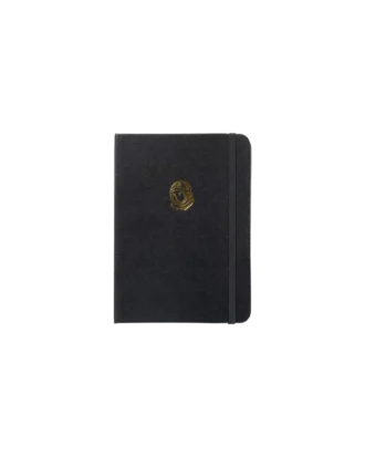 Notizbuch mit Helmkopf