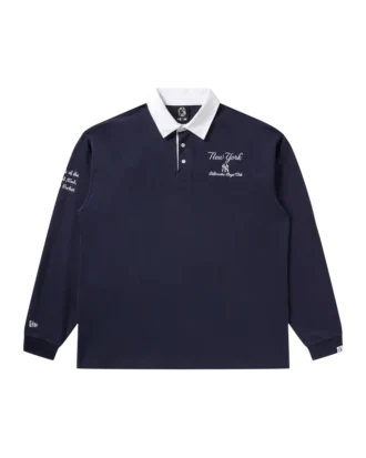 NY Yankees Langarm-Rugby-Shirt