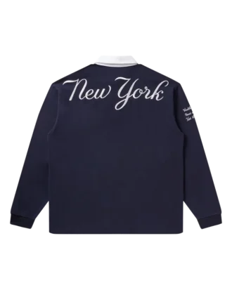 NY Yankees Langarm-Rugby-Shirt